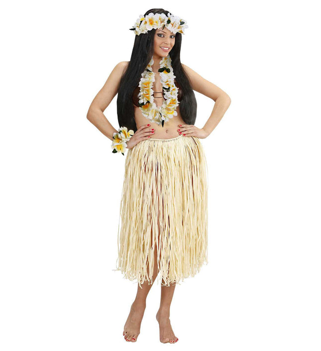 Deluxe Hawaiian Lei, Crown & Bracelet Set