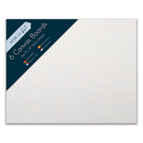 Canvas Boards 8" X 10" - 6 Pack
