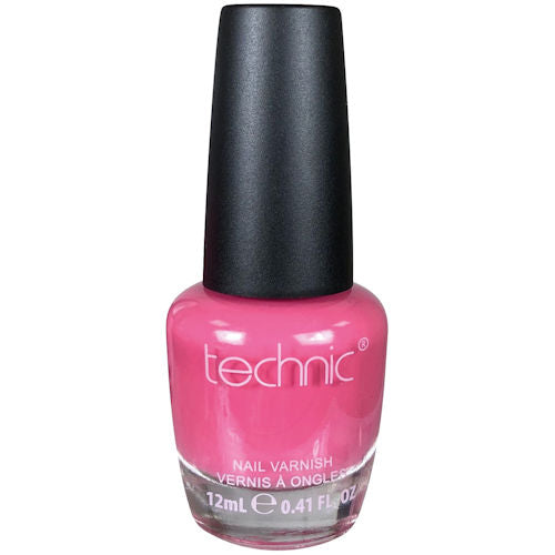 Technic Cosmetics Glossy Nail Polish Bright Pink - Candy