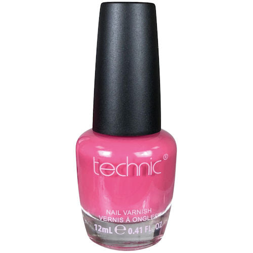 Technic Cosmetics Glossy Nail Polish - Bright Pink Candy