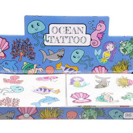 Sea Animal Tattoo Sheet - Single