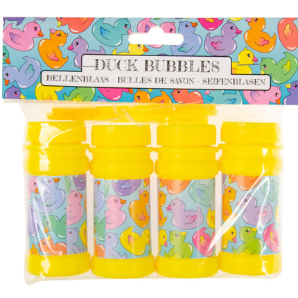 Duck Bubble Tubs & Blowers - 4 Pack