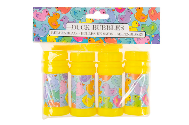 Duck Bubble Tubs & Blowers - 4 Pack