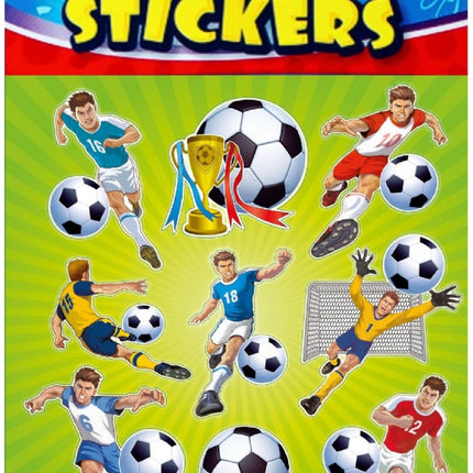 Football Sticker Sheets - 6 Pack