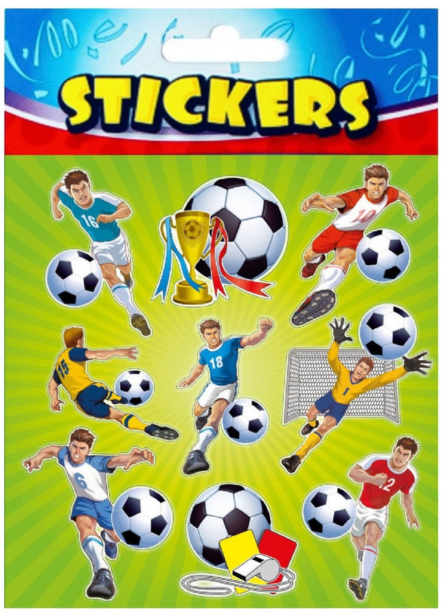 Football Sticker Sheets - 6 Pack