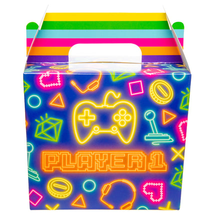 Gamer Party Food Lunch Boxes - 6 Pack