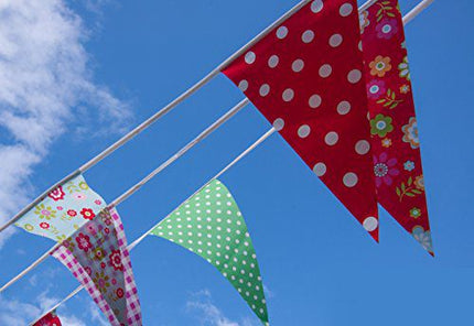 C1002 Shabby Chic Vintage 10m Triangle Bunting