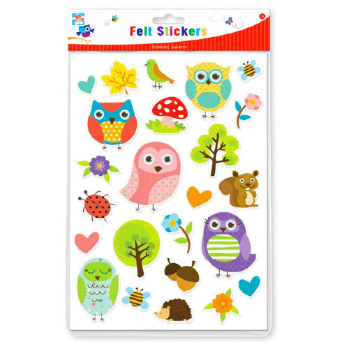 Woodland Felt Stickers