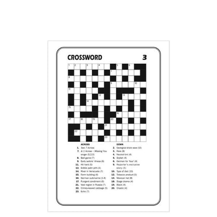 A5 Mega Crossword Puzzle Book