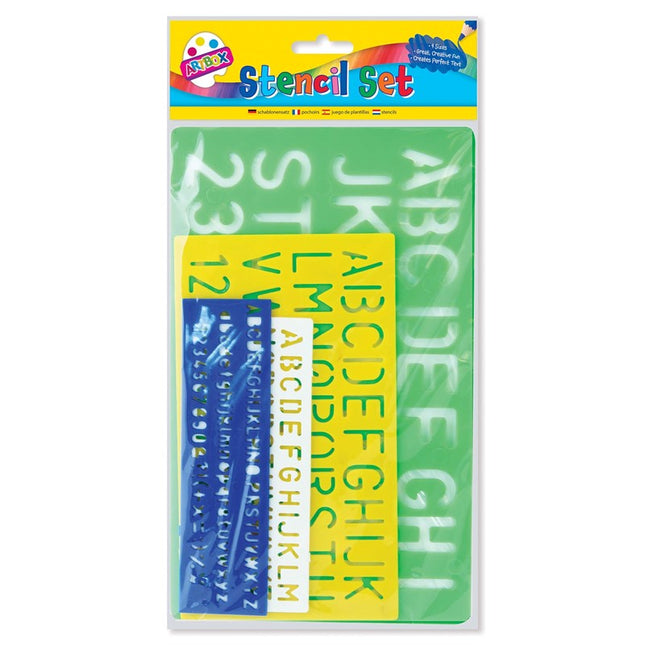 4 Piece Stencil Set