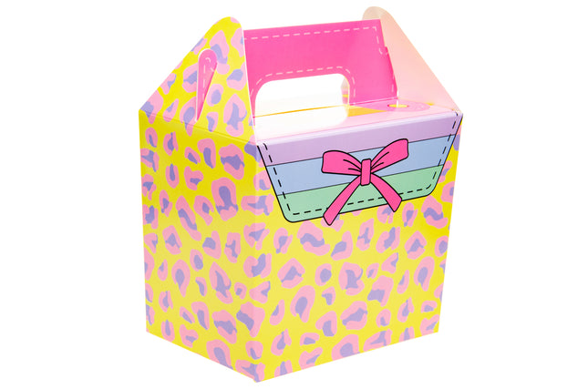 Girls Handbag Party Food Lunch Boxes - 6 Pack