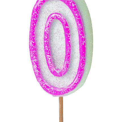 0 - Pink Glitz Candle