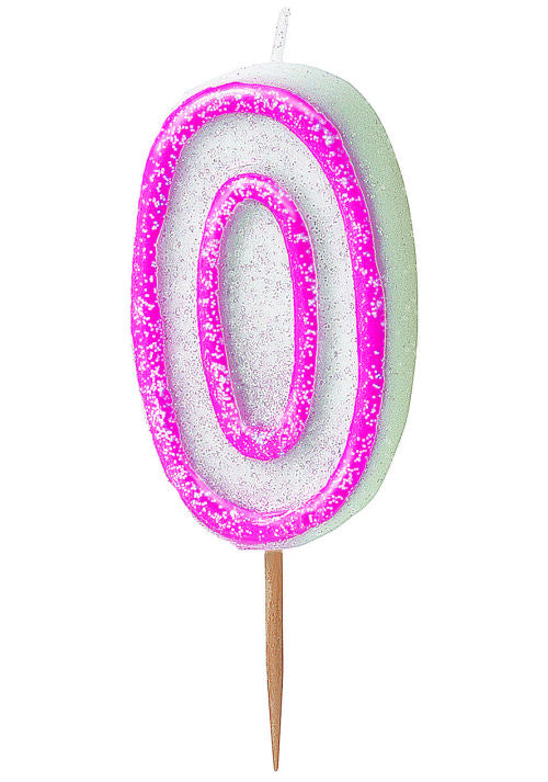 0 - Pink Glitz Candle