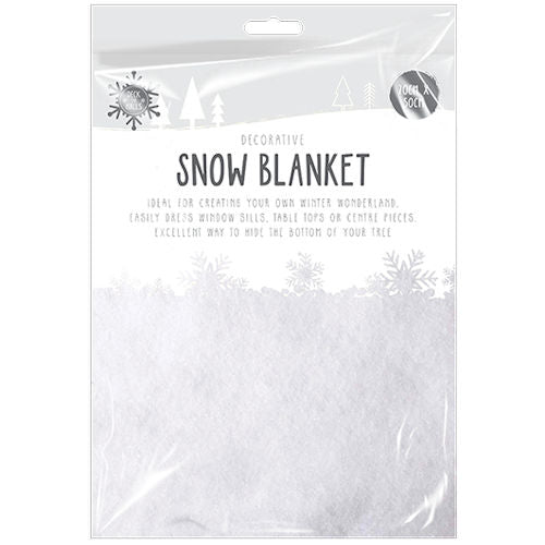 Christmas Snow Blanket - 70cm x 50cm