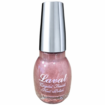 Laval Pink Shine Crystal Finish Nail Polish