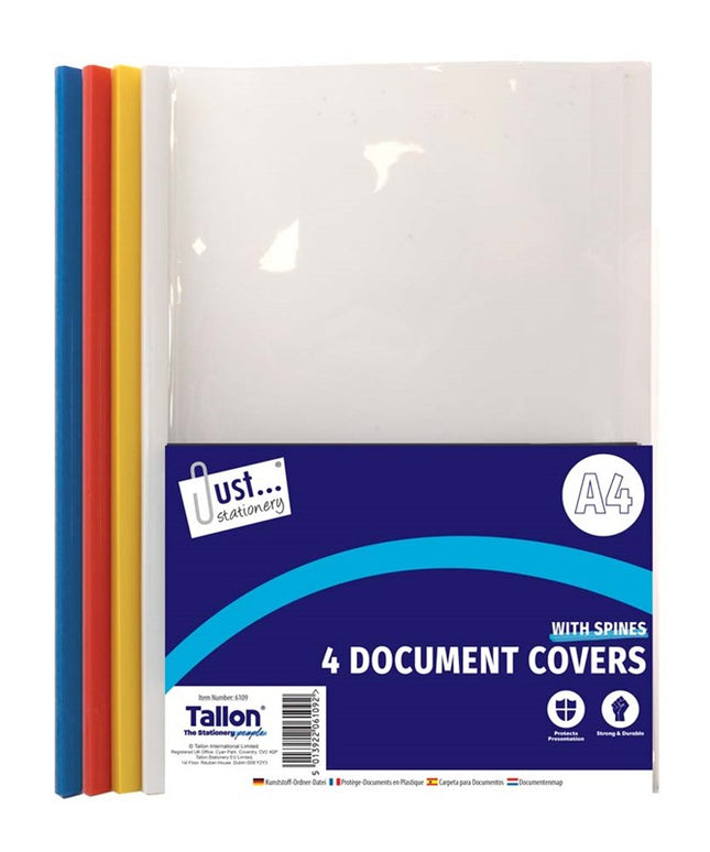 4 Clear A4 Document Covers
