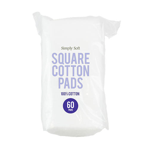 Square Cotton Pads - 60 Pack