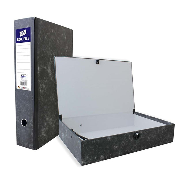 Box File with Document Clip