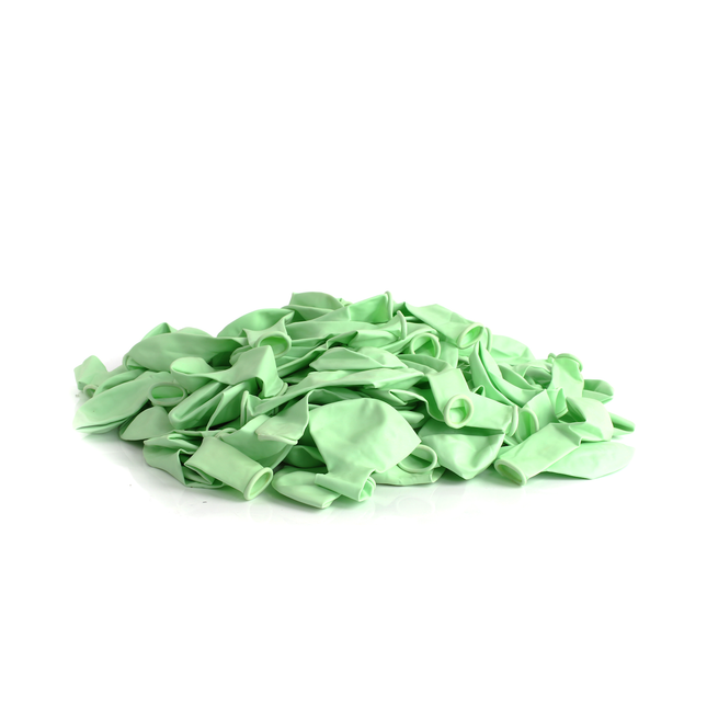 Pearlised Limed Green 7" Latex Balloons – 100 Pack