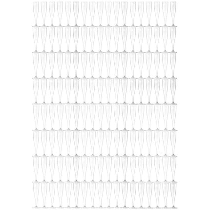 Disposable Champagne Glasses - 144 Pack