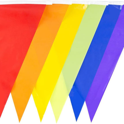 M1002 Multicoloured 10m Triangle Bunting