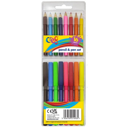 16 Piece Pencil & Pen Set
