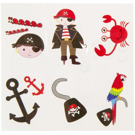 Pirate Tattoo Sheet (Single)