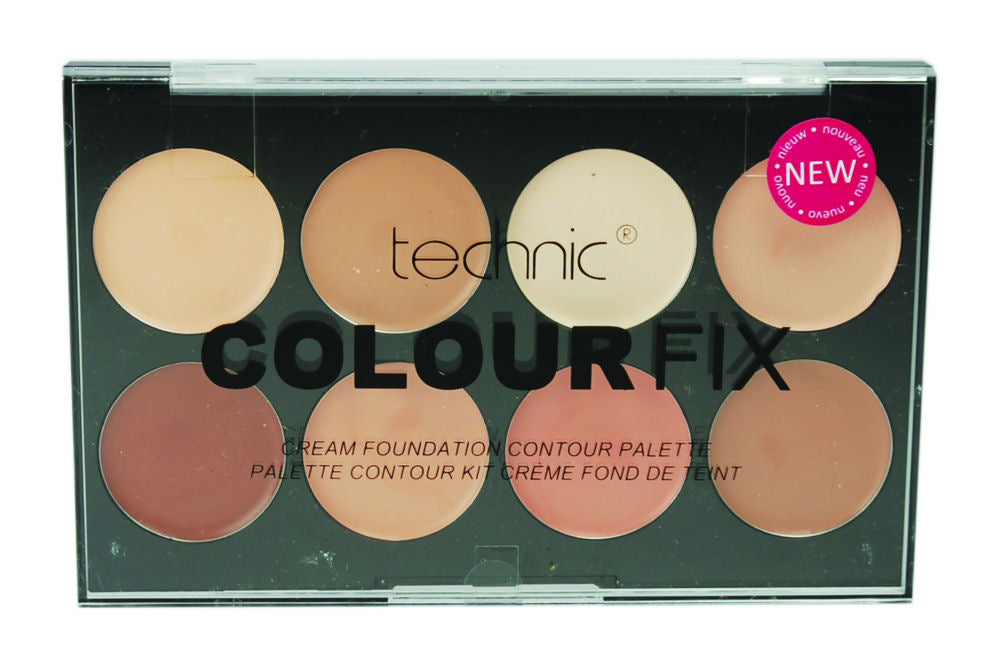 Technic Cosmetics Cream Foundation Contour 1 Palette