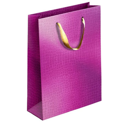 Coloured Embossed Metallic Extra Large Gift Bag