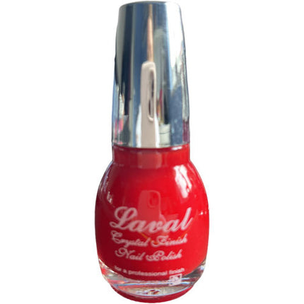 Laval Cosmetics Crystal Finish Nail Polish - Flame Red