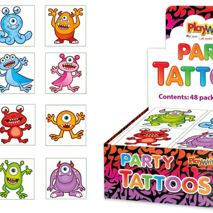 Monster Tattoos - 12 Pack