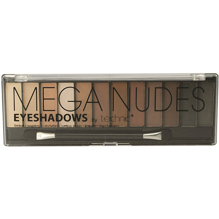 Technic Cosmetics 12 Colour Eyeshadow Palette - Mega Nudes