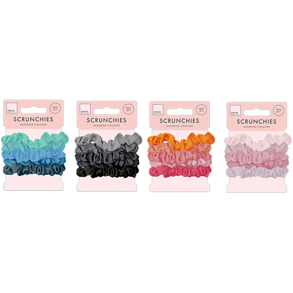 Scrunchies 5 Pack - Assorted