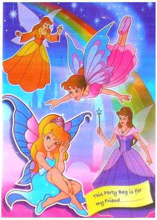 Fairy/Princess Empty Party Bags - 6 Pack