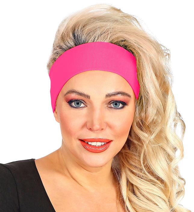 Headband - Neon Pink
