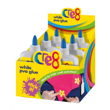 White 150ml PVA Craft Glue Bottle