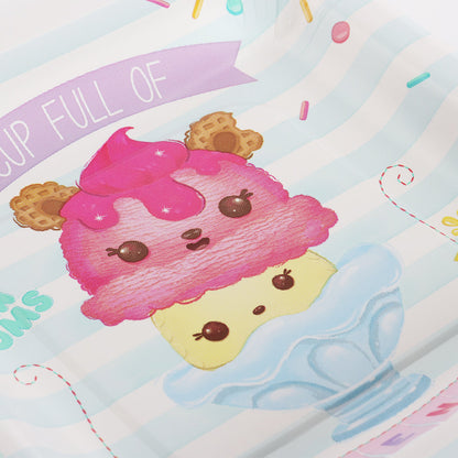 8 Num Noms 7" Square Paper Plates