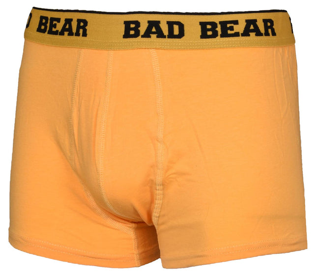 X-Large Bad Bear Mustard Boxer Shorts - 3 Pack