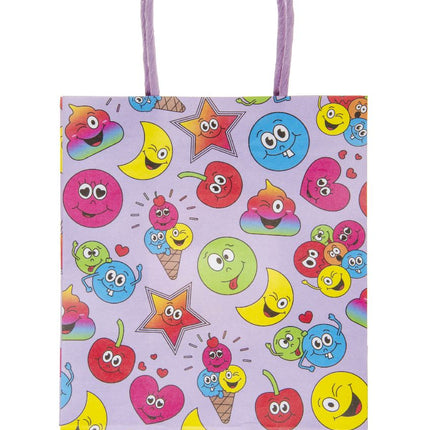 Happy Face Paper Gift Bag - Single