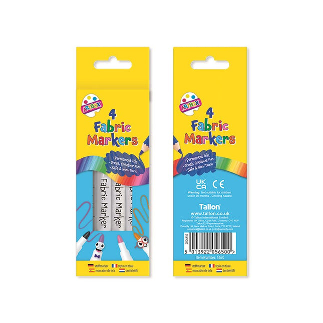 4 Fabric Markers