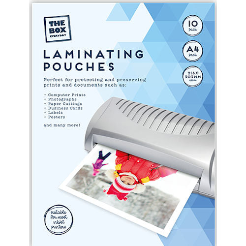 A4 Laminating Pouches - 10 Pack