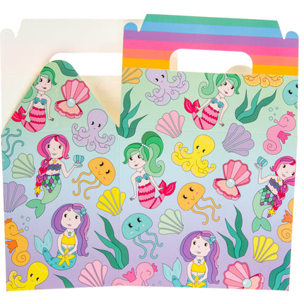 6 Mermaid Party Food Lunch Boxes