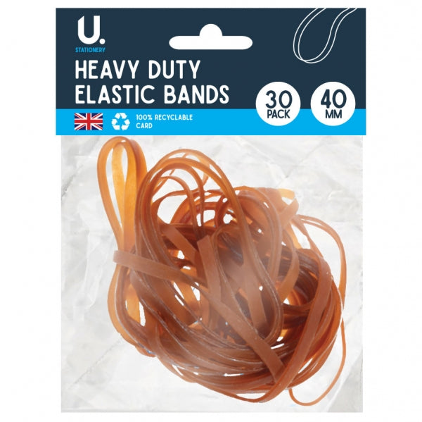 30 Heavy Duty Elastic Bands