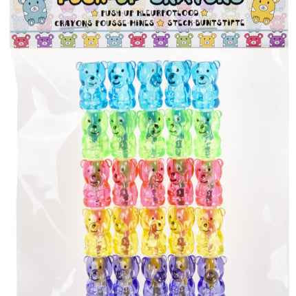Bear Animal Swap Point Colouring Crayons - 5 Pack
