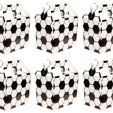 Football Party Food Lunch Boxes - 6 Pack