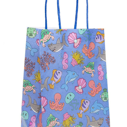 Sea Animal Paper Gift Bag - Single