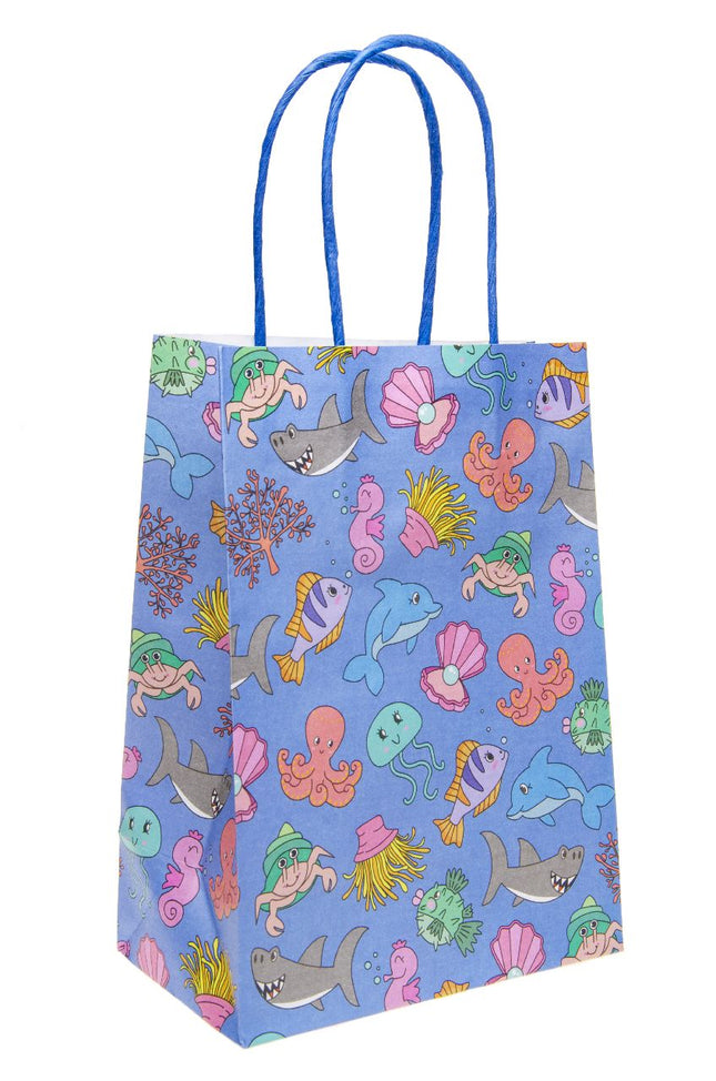 Sea Animal Paper Gift Bag - Single