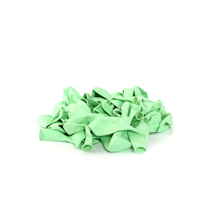 Pearlised Lime Green 12" Latex Balloons – 50 Pack