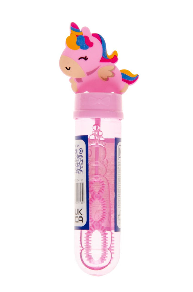 Mini Unicorn Bubble Stick Wands - 6 Pack