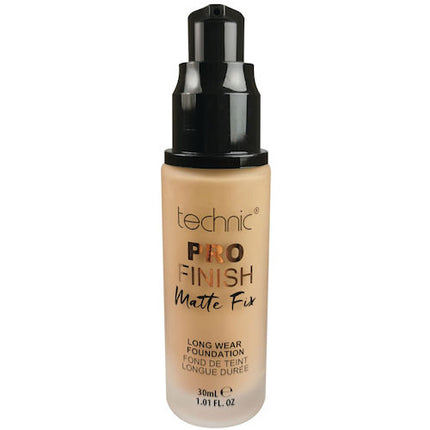 Technic Cosmetics Pro Finish Matte Foundation No Shine - Honey